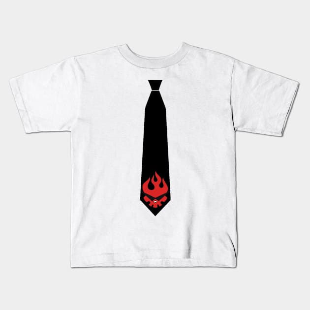 Gurren Lagann tie Kids T-Shirt by Amerch